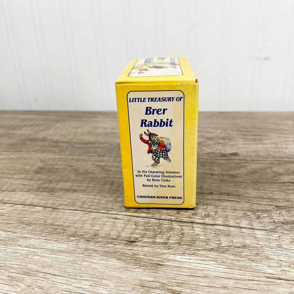 Little Treasury of Brer Rabbit 6 Board Book Set 1988 Chatham River Press Vintage - Picture 8 of 13